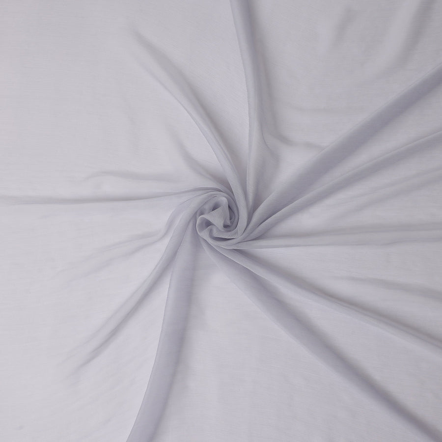 Misty Lilac Grey Silk Chiffon Fabric 110cm | Regal Fabrics