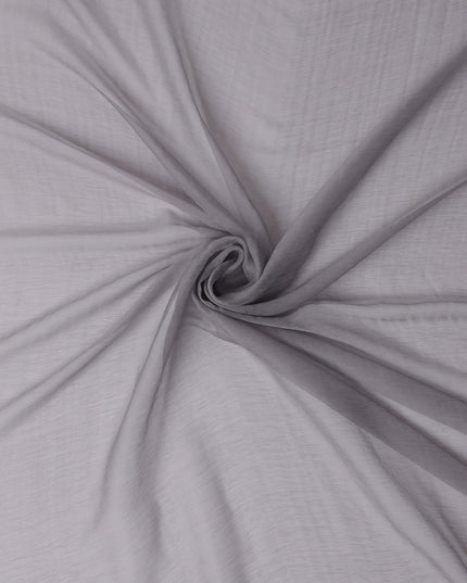 Charcoal Grey Silk Chiffon Fabric 110cm | Regal Fabrics