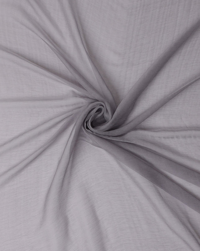 Charcoal Grey Silk Chiffon Fabric 110cm | Regal Fabrics