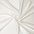 Ivory White Premium Pure Silk Satin Fabric Solid Plain Smooth Finish 110 Cms Wide Luxury Dressmaking Material From China-D27489