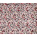 Blush Pink Grey Floral Printed Viscose Crepe Fabric 110 Cms Width India-D27734