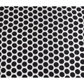 White Black Polka Dot Viscose Fabric