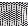 Black Polka Dot Viscose Crepe Fabric