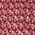 Red Floral Printed Viscose Crepe 110cm