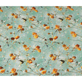 Green Floral Printed Viscose Crepe 110cm