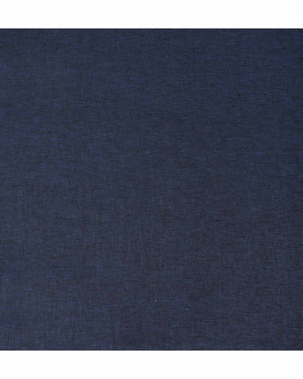 Deep Navy Blue Pure Linen 60 Lea Fabric 150cm