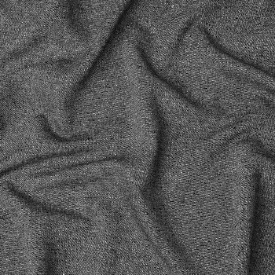 Graphite Grey Pure Linen 60 Lea Fabric 150cm