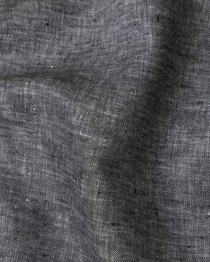Graphite Grey Pure Linen 60 Lea Fabric 150cm