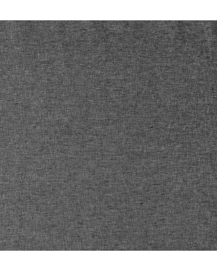 Graphite Grey Pure Linen 60 Lea Fabric 150cm
