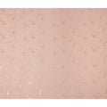 Warm Peach Pink Abstract Lurex Silk Crepe 140cm