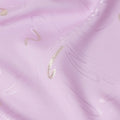 Light Orchid Purple Abstract Lurex Silk Crepe 140cm