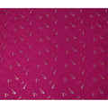 Magenta Fuchsia Pink Abstract Lurex Silk Crepe 140cm
