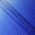 Royal Blue Ombre with Silver Textured Motif Pure Silk Satin Fabric, 140 Cms Width, Made in South Korea-D26004