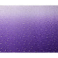 Purple Ombre with Silver Textured Motif Pure Silk Satin Fabric, 140 Cms Width, Made in South Korea-D26006