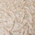 Blush Pink Traditional Somali Silk Chiffon Dirac Fabric with Metallic Lurex, 140 Cms Width, 3.5 Mtrs Piece, Made in South Korea-D26124
