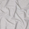 White Black Striped Blended Cotton Shirting Fabric Soft Woven Pattern Breathable Apparel Textile 150 Cms Width Made in India-D27421 Regal Fabrics