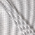 White Black Striped Blended Cotton Shirting Fabric Soft Woven Pattern Breathable Apparel Textile 150 Cms Width Made in India-D27421 Regal Fabrics