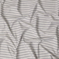 Beige Grey Striped Blended Cotton Shirting Fabric Soft Woven Linear Design Breathable Apparel Textile 150 Cms Width Made in India-D27423 Regal Fabrics