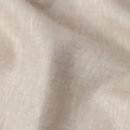 Beige Dobby Textured Linen Shirting Fabric, 150 Cms Width, Made in India-D26151