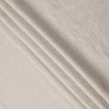 Cream Diamond Weave Textured Linen Shirting Fabric, 150 Cms Width, Made in India-D26152