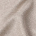 Beige Self Weave Pure Linen Fabric, 150 Cms Width, Made in India-D26155