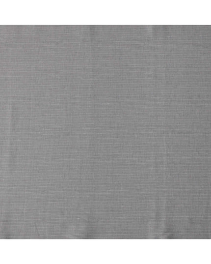 Grey Slub Textured Pure Linen Fabric, 150 Cms Width, Made in India-D26156