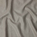 Taupe Windowpane Check Pure Linen Fabric, 150 Cms Width, Made in India-D26154