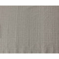 Taupe Windowpane Check Pure Linen Fabric, 150 Cms Width, Made in India-D26154
