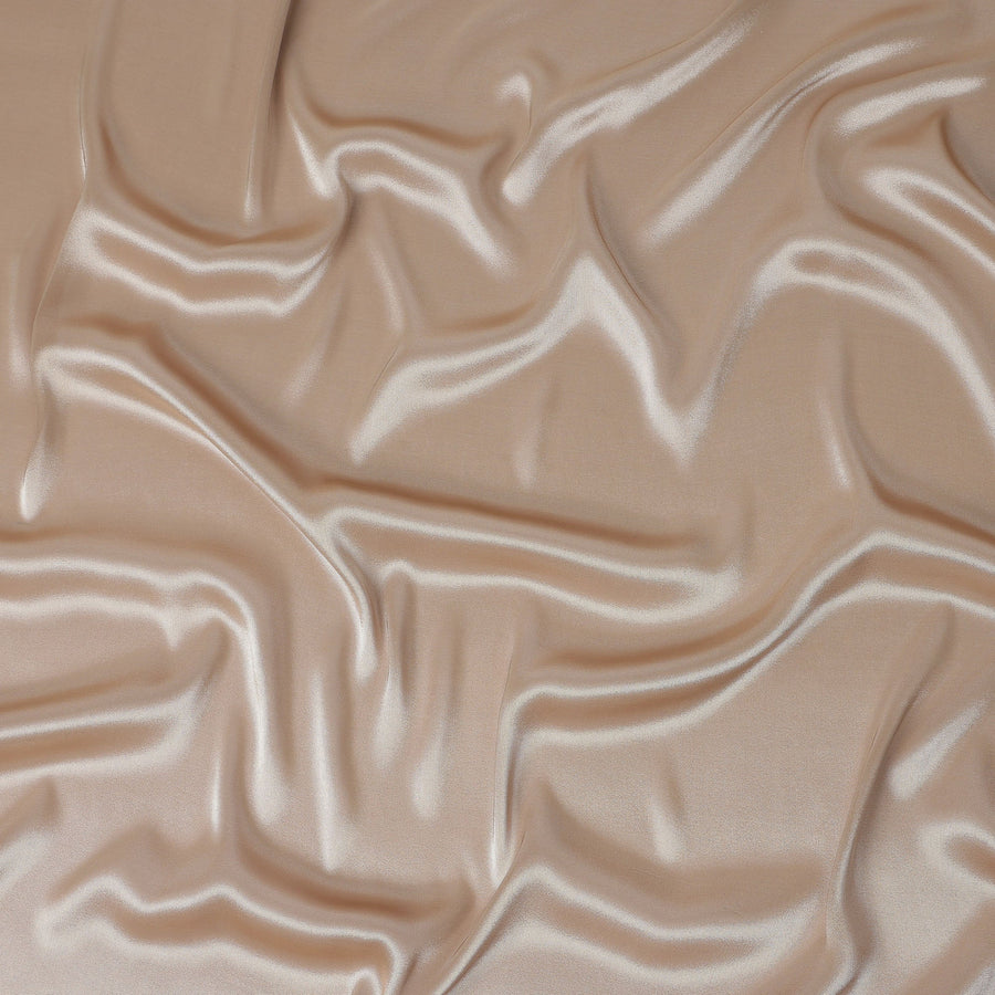 Champagne Beige Plain Silk Lame Fabric 110cm