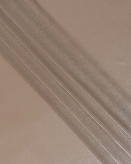 Champagne Beige Plain Silk Lame Fabric 110cm
