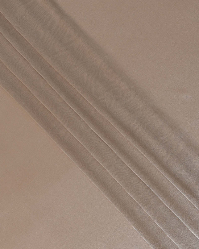 Champagne Beige Plain Silk Lame Fabric 110cm