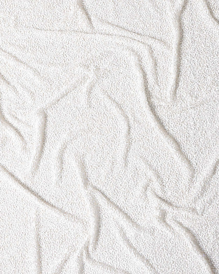 Pearl White Silk Georgette Sequin Fabric 110cm