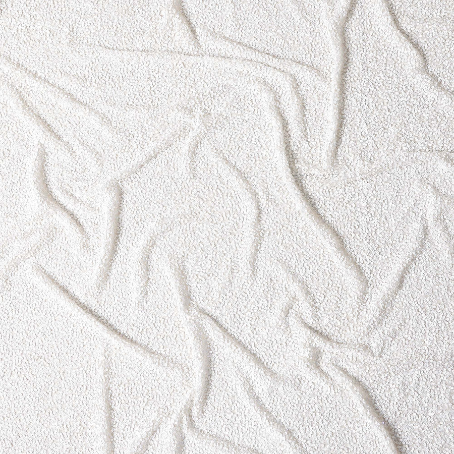 Pearl White Silk Georgette Sequin Fabric 110cm