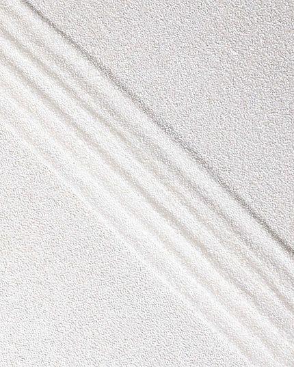 Pearl White Silk Georgette Sequin Fabric 110cm