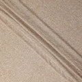 Sand Beige Silk Georgette Sequin Fabric 110cm