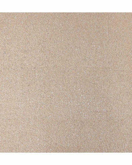Sand Beige Silk Georgette Sequin Fabric 110cm