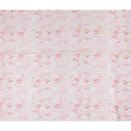 Blush Pink Abstract Brushstroke Linen Fabric 110cm