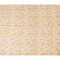 Apricot Orange Abstract Brushstroke Linen Fabric 110cm