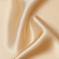 Golden Beige Premium Pure Silk Satin Fabric 110 Cms Width, Made in China-D25829