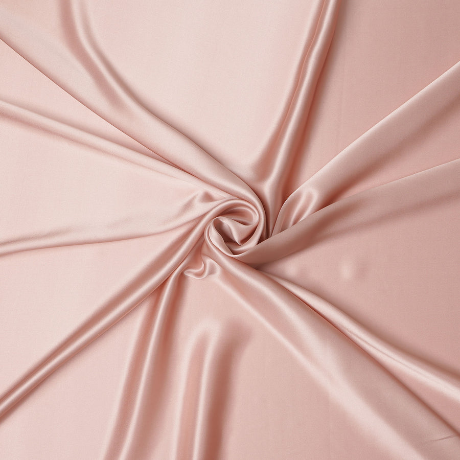 Blush Peach Pure Silk Satin Fabric 110 Cms Width, Made in China-D25811