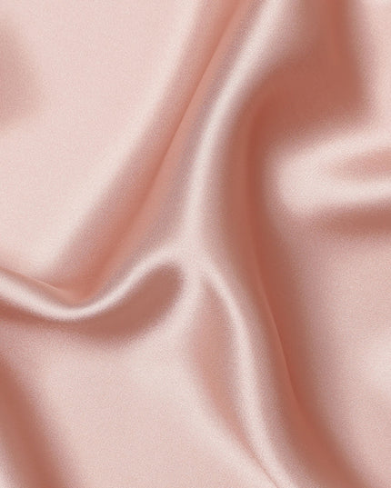 Blush Peach Pure Silk Satin Fabric 110 Cms Width, Made in China-D25811