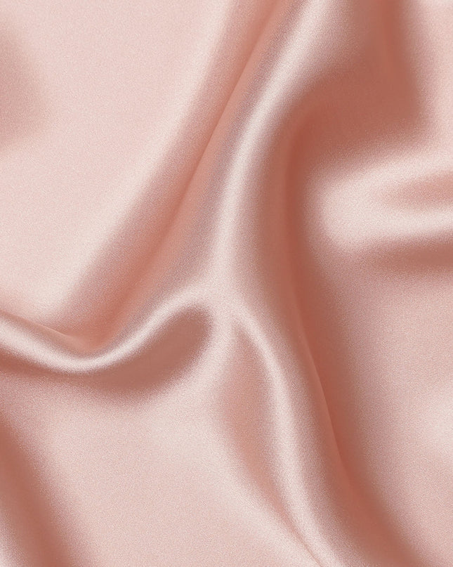 Blush Peach Pure Silk Satin Fabric 110 Cms Width, Made in China-D25811