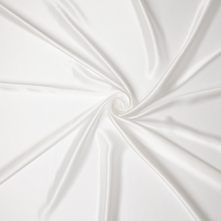 Ivory White Premium Pure Silk Satin Fabric 110 Cms Width, Made in China-D25821