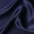 Navy Blue Premium Pure Silk Satin Fabric 110 Cms Width, Made in China-D25831