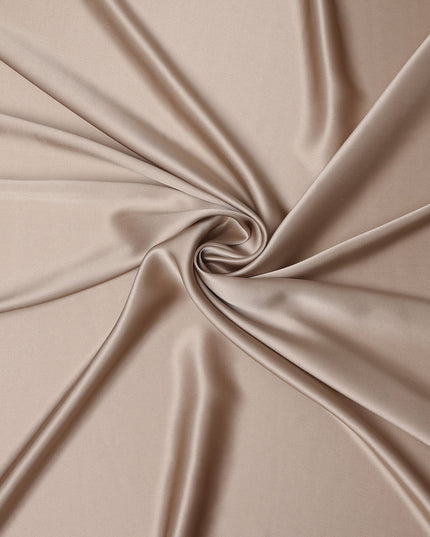 Champagne Brown Premium Pure Silk Satin Fabric 110 Cms Width, Made in China-D25815