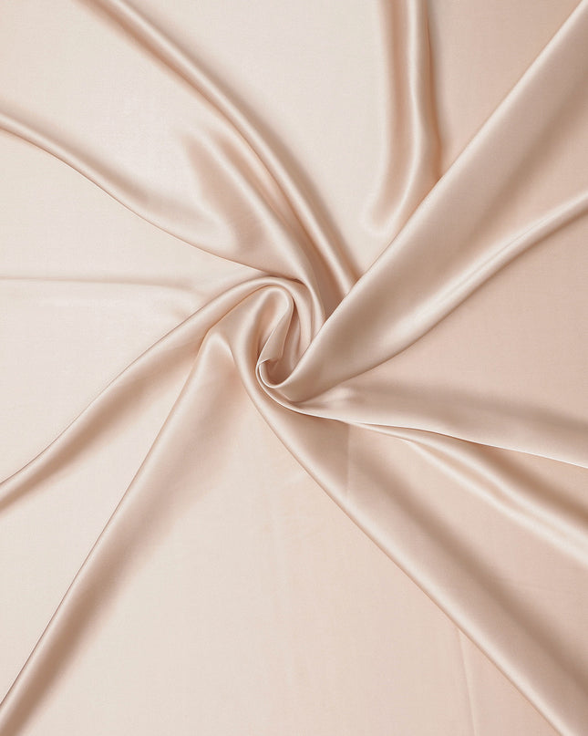 Nude Pink Premium Pure Silk Satin Fabric 110 Cms Width, Made in China-D25832 Regal Fabrics
