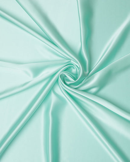 Mint Green Premium Pure Silk Satin Fabric 110 Cms Width, Made in China-D25813
