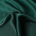 Emerald Green Premium Pure Silk Satin Fabric 110 Cms Width, Made in China-D25823