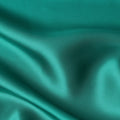 Teal Green Premium Pure Silk Satin Fabric 110 Cms Width, Made in China-D25825