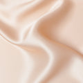 Peach Beige Premium Pure Silk Satin Fabric 110 Cms Width, Made in China-D25820